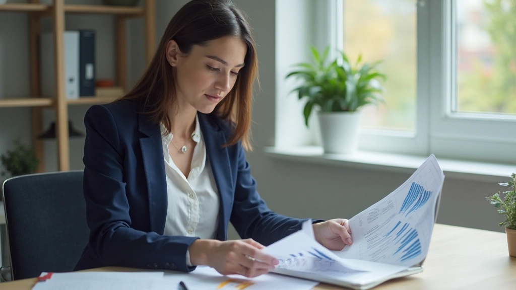Профессиональная рабочая зона с документами по финансовому планированию, графиками и расчетами