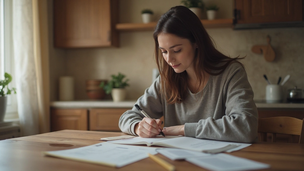 Планирование семейного бюджета с документами и калькулятором